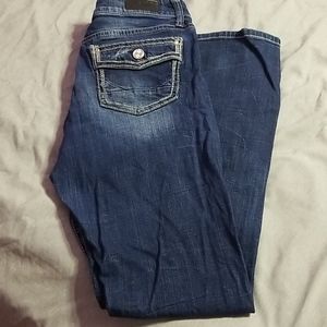Slimming boot cut jeans
